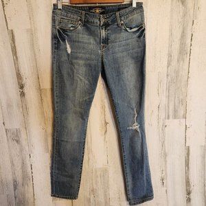 Lucky Brand Jeans Women's Size 8/29 Lolita Skinny Distressed Light Wash Denim